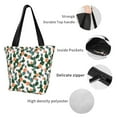 thumbnail image 3 of Bingfone Cactuses Women Shoulder Tote Bags Casual Bag Ladies Shopping Handbag, 3 of 6