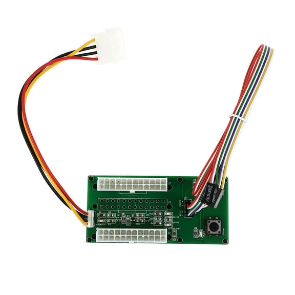 Soimiss Sync Boot Card for PC Power Supply Adapter Green Increase Power Supply 1Pack Back to School