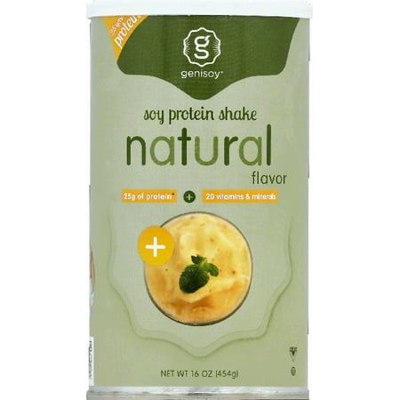 Genisoy naturel sans saveur de protéines de soja en poudre, 16 oz