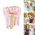 thumbnail image 2 of 20Pieces Satined Ribbon Wall With Bells For Weddings and Birthday Holiday Celebrations Streamers for Weddings Decoration, 2 of 9