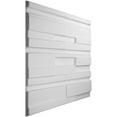 thumbnail image 3 of Ekena Millwork 19 5/8"W x 19 5/8"H Offset Brick EnduraWall Decorative 3D Wall Panel, White, (20-Pack for 53.49 Sq. Ft.), 3 of 12