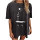 thumbnail image 1 of Tops Para Mujer Elegante Blusa Casual Camisas Para Hombre Moda Para Mujer Impresión Suelta Top de Manga Corta Jersey Odeerbi ODB168949, 1 of 8