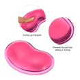 thumbnail image 4 of Uxcell Gel Mouse Wrist Rest Mouse Wrist Support Ergonomic Mouse Pad Cushion Comfortable Memory Foam, Pink, 4 of 5