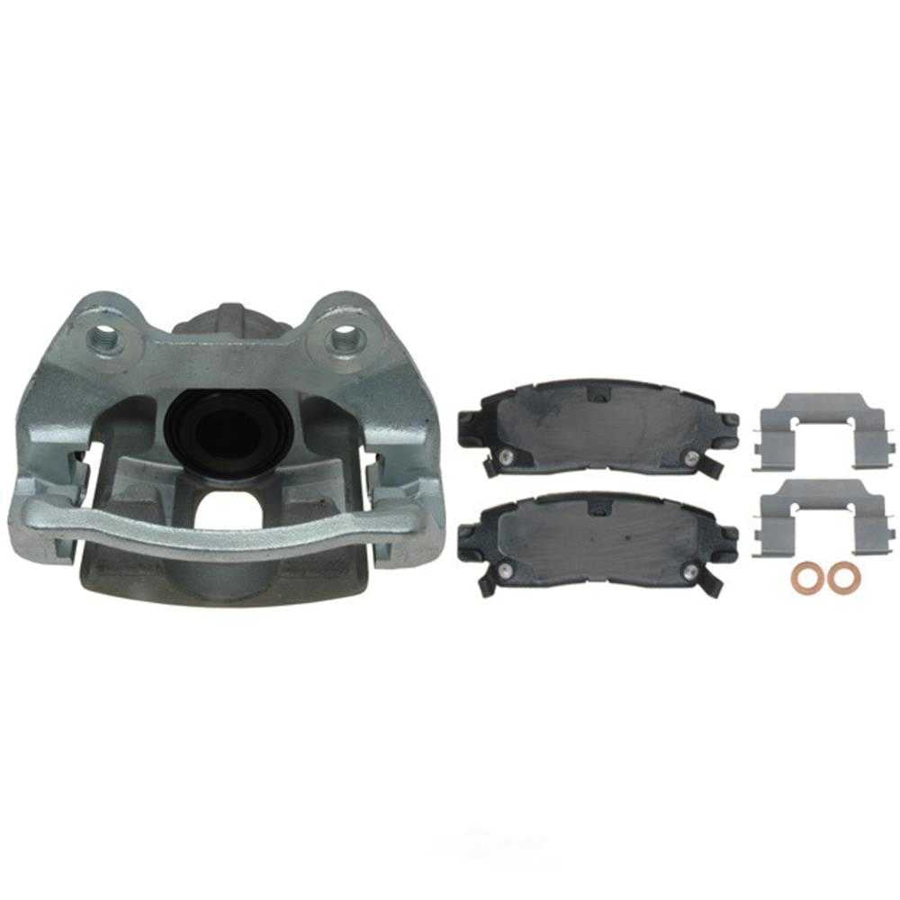 ACDelco 18R2668 Reman Non-Coated Loaded Disc Brake Caliper w/Ceramic Pads