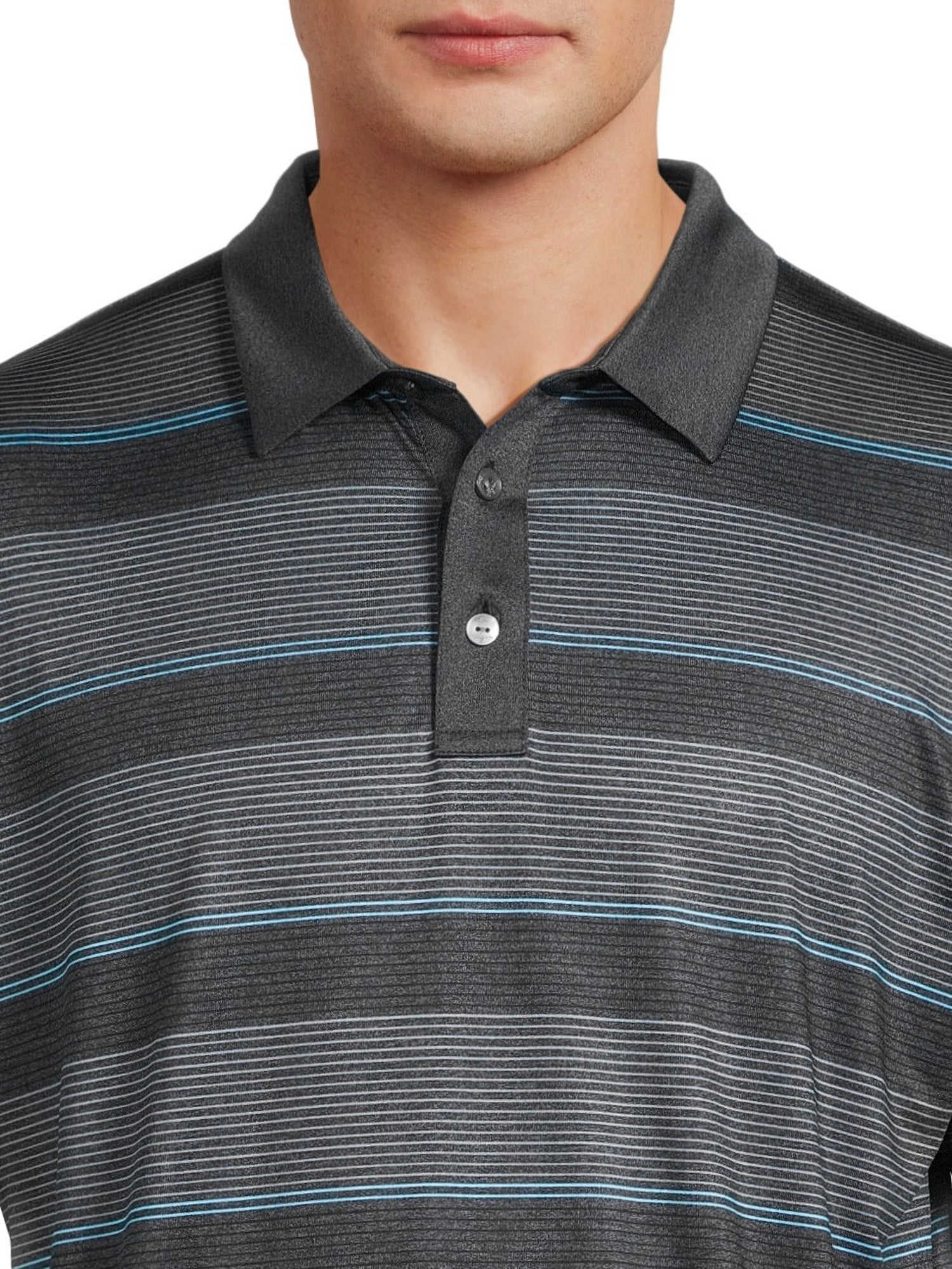 Ben Hogan Performance Men's Striped Golf Polo Shirt, Sizes S-5XL