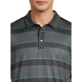 thumbnail image 2 of Ben Hogan Performance Men's Striped Golf Polo Shirt, Sizes S-5XL, 2 of 5