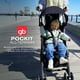 thumbnail image 2 of gb Pockit+ All-Terrain, Ultra Compact Lightweight Travel Stroller with Canopy and Reclining Seat in Velvet Black, 2 of 5