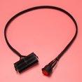 thumbnail image 3 of Cable de puente ascendente shaofei para Fuente de alimentación de PC ATX hembra de 24 pines 50 cm Negro y Rojo, 3 of 5