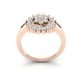 thumbnail image 3 of Real 1carat Round Cut Diamond Prong Fancy Modern Bridal Engagement Ring Solid Wedding Solid 14K Gold GH I1, 3 of 3
