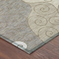 thumbnail image 3 of Addison Rugs Chantille Indoor/Outdoor Transitional Spiral Taupe Machine Washable Rectangle Rug, 3' x 5', 3 of 8