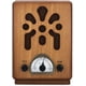 thumbnail image 2 of ClearClick Radio AM/FM clásica vintage estilo retro con Bluetooth - Exterior de madera hecho a mano Marrón, 2 of 5