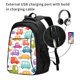 thumbnail image 2 of Easygdp Doodle Cars Mochila para Laptop de Viaje con Puerto USB, Mochila para Laptop con Puerto de Carga USB para Mujeres y Hombres, 2 of 7