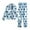 C442/Blue, variant on Vividxx Girls Pajamas Set Children's Autumn Imitation Silk Color Ding Long Sleeve Girls Home Wear Two Piece Children's Suit 6-7 Years