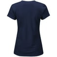 thumbnail image 2 of Women's Majestic Navy Cleveland Indians Compulsion to Win Plus Size V-Neck T-Shirt, 2 of 3