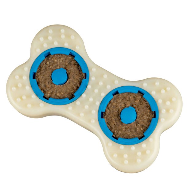 Dog Toy Rawhide Treat Dispenser Ring Holder Forever Bone Durable Busy