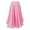 Pink, variant on TiaoBug Kids Girl Long Full Circle Flamenco Skirt Chiffon Latin Spanish Dance Maxi Skirt Burgundy 110