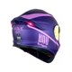 thumbnail image 3 of Casco Abatible Kov Moto Thunder Waves Morado Mujer Luz Led Talla XXL, 3 of 5