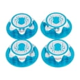 thumbnail image 1 of 4pcs Wear-resistant Hex Wheel Nut Cover Center Caps Hubcap Sleeve Wrench Threaded Tyre Rim Good Sealing 1:8 Off-road RC Car Light Blue, 1 of 5