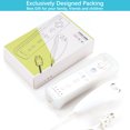 thumbnail image 6 of LUXMO 2in1 Built in Motion Plus Remote Controller Nunchuck Set Fo Wii&Wii U Console Video Games, 6 of 9