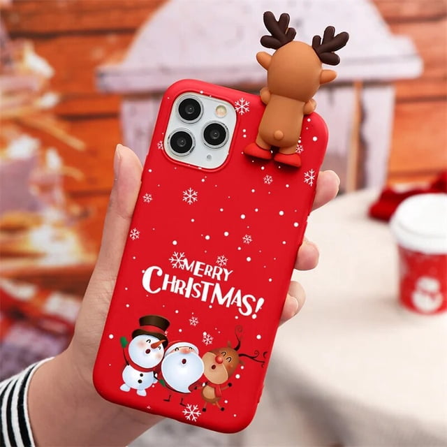 Muñeca de Navidad caso para Samsung A52 A50 A53 A54 A32 A33 A34 A51 A21S A22 A23 A70 A71 A12 A13 A14 A03 A04 S23 S22 Ultra Plus Capa