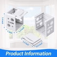 thumbnail image 3 of ZheElen 2 Pieces Blinds Center Support Mounting Bracket Replaces Easy [Package]:2pcs Center support to Install DIY, 3 of 6