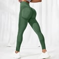thumbnail image 2 of felwors Seamless Workout Lifting Leggings - Booty Scrunch Gym Leggings for Women (Army Green, M), 2 of 6