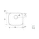thumbnail image 2 of Tarja Cuadrada TRAMONTINA Acero Inoxidable Satinado 40 x 34 94020105, 2 of 3
