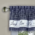 thumbnail image 2 of Achim Live, Love, Laugh Window Curtain Tier Pair and Valance Set, 2 of 2