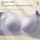 thumbnail image 2 of Ropa interior de gran tamaño para mujer, pecho grande, llamativo, tallas pequeñas, súper planas, sin aros de acero, sin marcas, sujetador Naked Sense para cubrir el pecho, 2 of 5