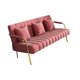 thumbnail image 5 of Sofá moderno de 3 plazas, sofá suave y profundo, sofá tapizado con patas de Metal dorado para salón, hogar, apartamento, muebles, 5 of 8