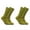 Olive Green, variant on Unisex Cushioned Arch Support Athletic Crew Socks 2-Pack Olive Green Size 10-13
