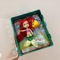 thumbnail image 2 of Muñeca princesa Elsa Anna de Disney Frozen, muñeca de pelo largo Bella, La Sirenita, mini muñeca de salón, juego de juguetes para vestir, regalos para niñas, 2 of 5