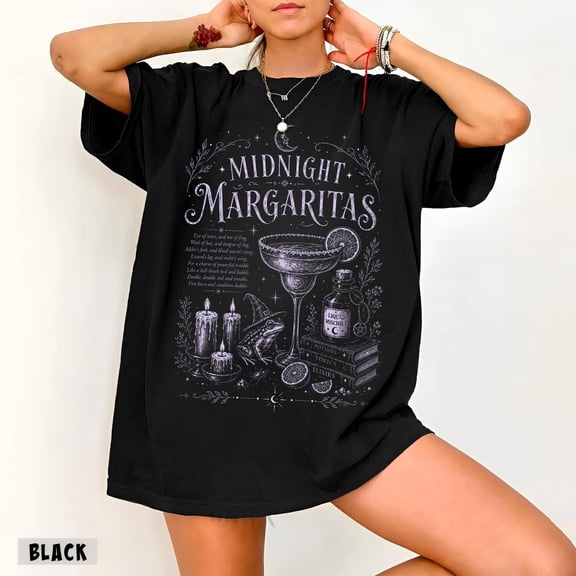 Practical Magic 2 Midnight Margaritas Shirt, Owens Sisters Witchy Halloween Graphic Tee, Magical Witch Movie Inspired Costume Party T-Shirt Size S-5XL
