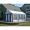 Enclosure Kit with Windows for Party Tent 10' x 20'/3m x 6m, Blue/White, (Frame and Cover Not Included)