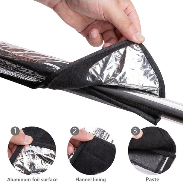 Pipe Heating Tape – 110V Aluminum Foil Freeze Protection Blanket, 38.5 X 6 Inch Faucet Cover