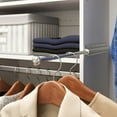 thumbnail image 6 of Easy Track RA1204-CH 12" Easily Accessible Sliding Wardrobe Closet Rod, Chrome, 6 of 6