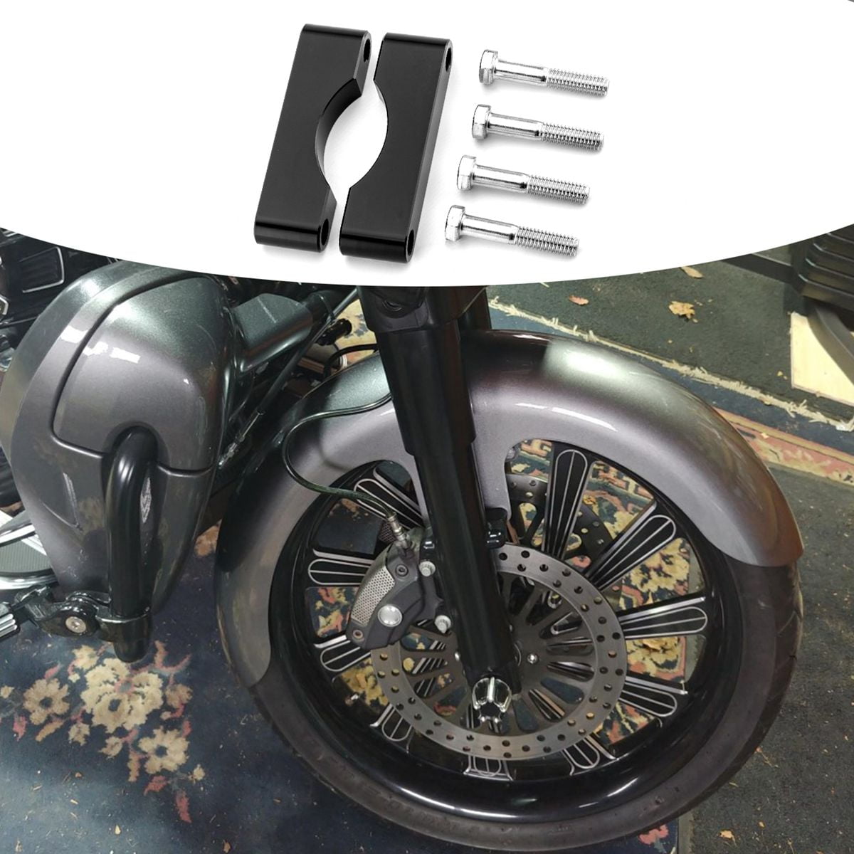 Black Fits 2014 to 2016 Harley Touring BAGGER CHROME-E-O Frame Grill 