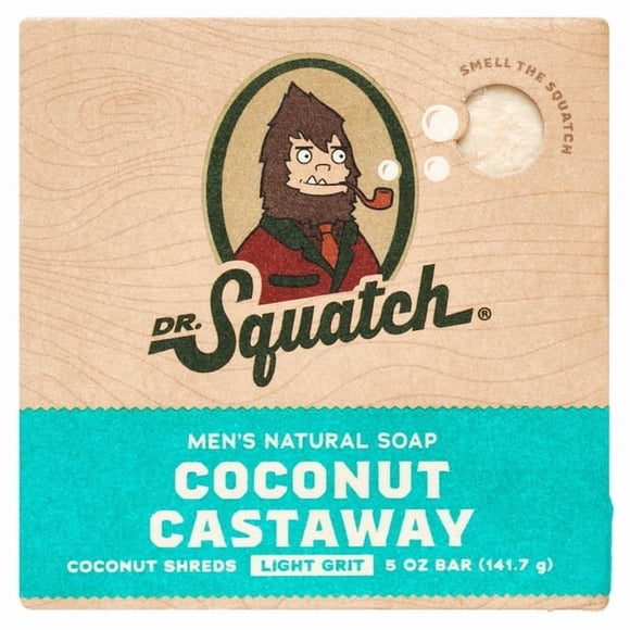 Dr. Squatch Coconut Castaway Bar Soap