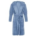 thumbnail image 5 of RYDCOT Womens Robes Long Plush Thick Warm Plush Bathrobe for Women, Long Fluffy Comfy House Coat Long Flannel Sleepwear, 5 of 5