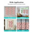 thumbnail image 6 of Window Privacy Film Red Pink Strawberry Stained Glass Window Film Decorative Sun Block Window Cover Beige Lovely Summer Spring Fruit Window Clings Static Adhesive Sticker for Bathroom 29.5"x78.7", 6 of 7