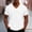 #455-White, variant on Men's Loose Fit V-Neck Short Sleeve T-Shirt with Waffle Knit Texture Solid Color Stretchy Casual Fitness Home Top White Gifts for Father 5X