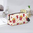 thumbnail image 6 of Uemuo Popcorn Pattern Portable Toiletry Bags with Handle, Waterproof travel Make up Bags for Women, Large Capacity Travel Cosmetic Bags, 6 of 9
