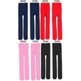 thumbnail image 2 of ToBeInstyle Girls' 6 Pack Solid Color Acrylic Footed Tights - Assorted - XL, 2 of 7