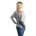 thumbnail image 3 of Shop4Ever Women's Best Grandma Ever Grandparent Off Shoulder Long Sleeve Shirt, 3 of 6