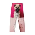 thumbnail image 3 of Lsque Colorful Dog Cat Collage Print Men's Pajama Pants, Lounge Pant - Comfortable Home Wear,Elastic Waistband, Stylish Design-Small, 3 of 9