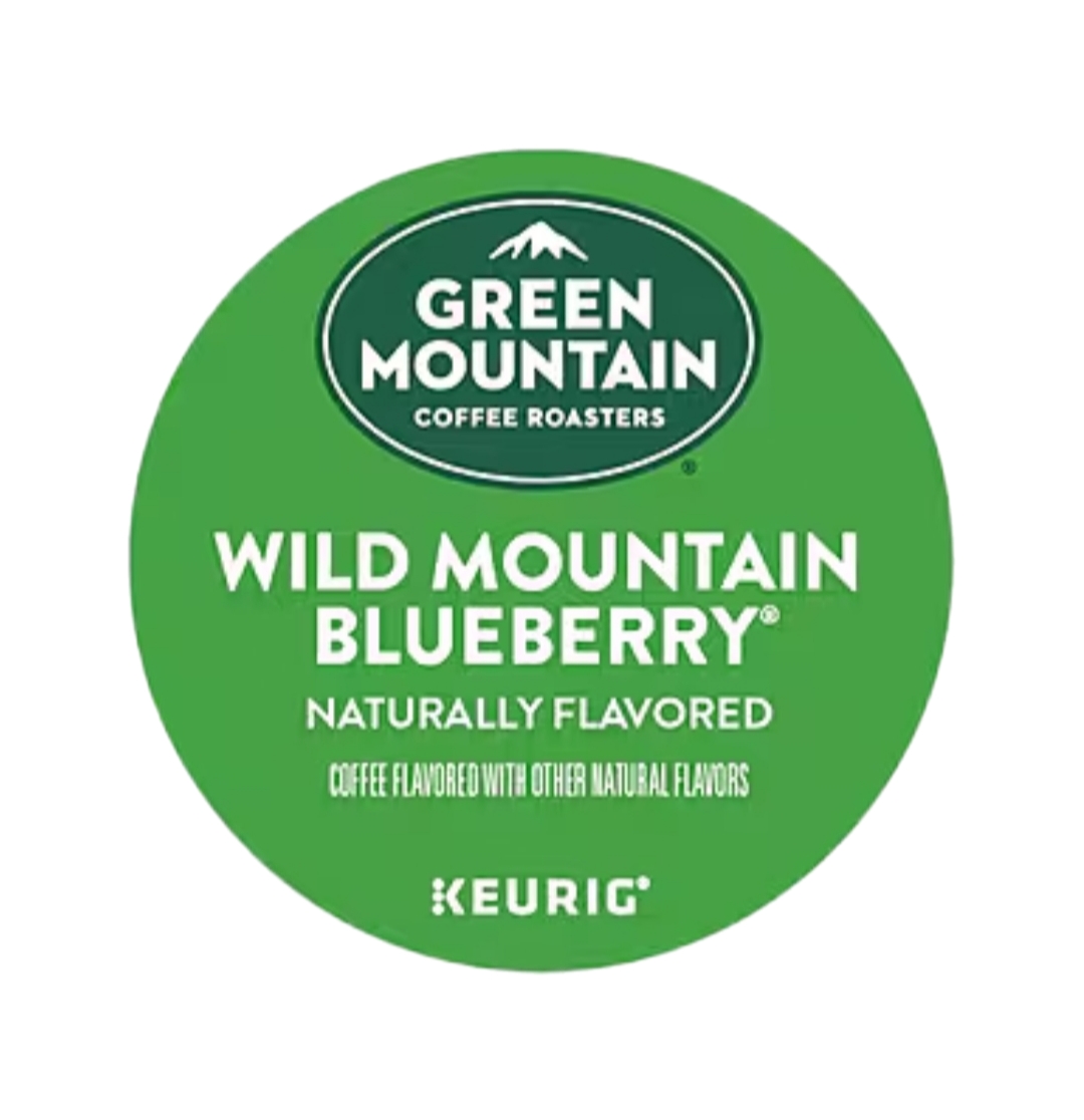 Green Mountain Wild Mountain Blueberry Coffee K Cups 2 Pack, 24 K Cups Each