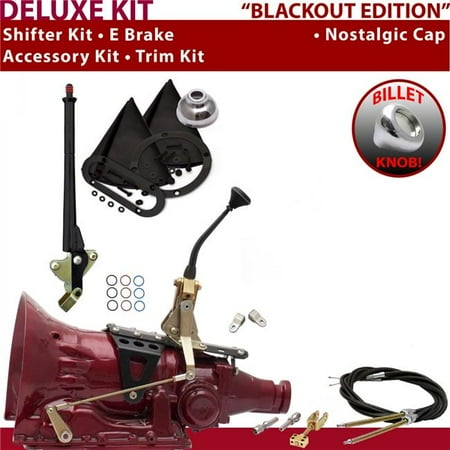 American Shifter TH200 Shifter Kit Black 8 in. E Brake Cable Clevis Trim Kit for EE348