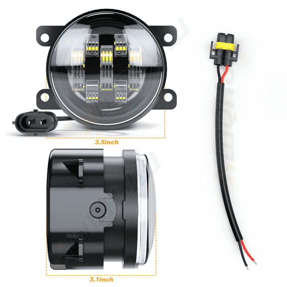 Pair for MITSUBISHI OUTLANDER 2007-2009 LH&RH Front Bumper Fog Lights