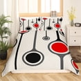 thumbnail image 2 of Yibo Valentines Day Gift Comforter Cover Wedding White Romantic Duvet Cover - Premium Polyester Duvet Cover with Zipper Closure, 3 Piece Set, Includes 1 Duvet Cover and 2 Pillow Cases, No Comforter, 2 of 7