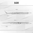 thumbnail image 6 of Eyelash Extension Tweezers Stainless Steel Straight and Curved Volume Lash Tweezers Set of 2 for Professional Eyelash Extension Application -9 Holes, 6 of 6